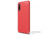 Gigapack telefonvédő gumi/szilikon tok Samsung Galaxy A7 (2018) SM-A750F készülékhez, piros