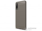 Gigapack telefonvédő gumi/szilikon tok Samsung Galaxy A7 (2018) SM-A750F készülékhez, szürke