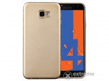 Gigapack telefonvédő gumi/szilikon tok Samsung Galaxy J4 Plus (J415F) készülékhez, arany