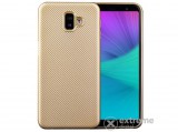 Gigapack telefonvédő gumi/szilikon tok Samsung Galaxy J6 Plus (J610F) készülékhez, arany