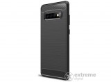 Gigapack telefonvédő gumi/szilikon tok Samsung Galaxy S10 Plus (SM-G975) készülékhez, fekete