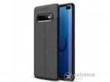 Gigapack telefonvédő gumi/szilikon tok Samsung Galaxy S10 Plus (SM-G975) készülékhez, fekete
