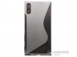 Gigapack telefonvédő gumi/szilikon tok Sony Xperia XZ (F8331) készülékhez, átlátszó