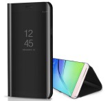 Gigapack Tok álló (aktív FLIP, oldalra nyíló, asztali tartó funkció, tükrös felület, Mirror View Case) FEKETE Samsung Galaxy A03s (SM-A037F)