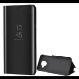 Gigapack Tok álló (aktív FLIP, oldalra nyíló, asztali tartó funkció, tükrös felület, Mirror View Case) FEKETE [Samsung Galaxy A6 (2018) SM-A600F] (5996457786794) - Telefontok