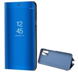 Gigapack Tok álló (aktív flip, oldalra nyíló, asztali tartó funkció, tükrös felület, Mirror View Case) KÉK Samsung Galaxy A03s (SM-A037F)