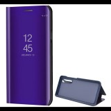Gigapack Tok álló (aktív FLIP, oldalra nyíló, asztali tartó funkció, tükrös felület, Mirror View Case) LILA [Huawei P30] (5996457851560) - Telefontok