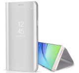 Gigapack Tok álló (aktív FLIP, oldalra nyíló, asztali tartó, tükrös) EZÜST Xiaomi Redmi 13C