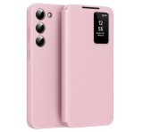 Gigapack Tok álló (aktív FLIP, oldalra nyíló, Smart View Cover) RÓZSASZÍN Samsung Galaxy S23 (SM-S911)