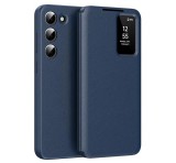 Gigapack Tok álló (aktív FLIP, oldalra nyíló, Smart View Cover) SÖTÉTKÉK Samsung Galaxy S22 (SM-S901)