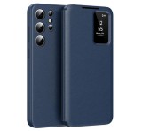 Gigapack Tok álló (aktív FLIP, oldalra nyíló, Smart View Cover) SÖTÉTKÉK Samsung Galaxy S22 Ultra (SM-S908)