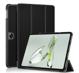 Gigapack Tok álló, bőr hatású (aktív FLIP, oldalra nyíló, TRIFOLD, asztali tartó) FEKETE OnePlus Pad Go