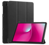 Gigapack Tok álló, bőr hatású (aktív FLIP, oldalra nyíló, TRIFOLD, asztali tartó) FEKETE T Tablet 2 5G