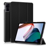 Gigapack Tok álló, bőr hatású (aktív FLIP, oldalra nyíló, TRIFOLD, asztali tartó) FEKETE Xiaomi Redmi Pad SE