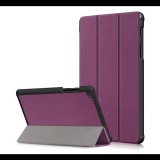 Gigapack Tok álló, bőr hatású (aktív FLIP, oldalra nyíló, TRIFOLD asztali tartó funkció) LILA [Samsung Galaxy Tab A 8.0 LTE (2019) SM-T295] (5996457905195) - Tablet tok