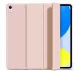 Gigapack Tok álló, bőr hatású (aktív FLIP, oldalra nyíló, TRIFOLD, asztali tartó) RÓZSASZÍN Apple IPAD 10.9 (2022)