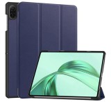 Gigapack Tok álló, bőr hatású (aktív FLIP, oldalra nyíló, TRIFOLD, asztali tartó) SÖTÉTKÉK Honor Pad X8a