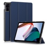 Gigapack Tok álló, bőr hatású (aktív FLIP, oldalra nyíló, TRIFOLD, asztali tartó) SÖTÉTKÉK Xiaomi Redmi Pad SE