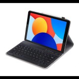 gigapack Tok álló, bőr hatású (FLIP, bluetooth billentyűzet, asztali tartó, QWERTY, angol nyelvű) FEKETE Xiaomi Redmi Pad SE 8.7 (GP-168370) (GP-168370)
