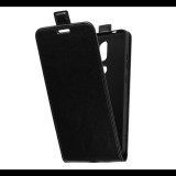 Gigapack Tok álló, bőr hatású (FLIP, lefelé nyíló, szilikon tartó) FEKETE [Nokia 2.4] (5996591019963) - Telefontok
