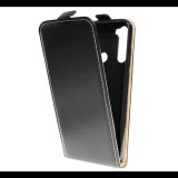 Gigapack Tok álló, bőr hatású (FLIP, lefelé nyíló, szilikon tartó) FEKETE [Xiaomi Redmi Note 8T] (5996457948475) - Telefontok