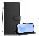 Gigapack Tok álló, bőr hatású (FLIP, oldalra nyíló, asztali tartó, bankkártya tartó, mágnescsat, kézpánt) FEKETE Xiaomi Redmi A5 4G