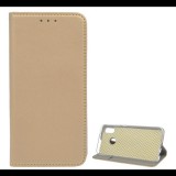 Gigapack Tok álló, bőr hatású (FLIP, oldalra nyíló, asztali tartó funkció) ARANY [Huawei P20 Lite] (5996457763825) - Telefontok