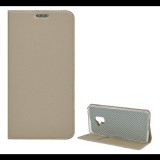 Gigapack Tok álló, bőr hatású (FLIP, oldalra nyíló, asztali tartó funkció) ARANY [Samsung Galaxy A8 Plus (2018) SM-A730F] (5996457763801)