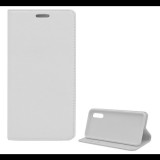 Gigapack Tok álló, bőr hatású (FLIP, oldalra nyíló, asztali tartó funkció) FEHÉR [Huawei P20] (5996457763832) - Telefontok