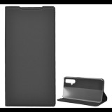 Gigapack Tok álló, bőr hatású (FLIP, oldalra nyíló, asztali tartó funkció) FEKETE [Huawei Nova 5T] (5996457905003) - Telefontok