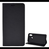 Gigapack Tok álló, bőr hatású (FLIP, oldalra nyíló, asztali tartó funkció) FEKETE [Huawei P20 Lite] (5996457760770) - Telefontok