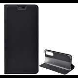 Gigapack Tok álló, bőr hatású (FLIP, oldalra nyíló, asztali tartó funkció) FEKETE [Sony Xperia 1 III] (5996591047010) - Telefontok