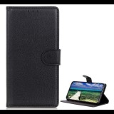 Gigapack Tok álló, bőr hatású (FLIP, oldalra nyíló, asztali tartó funkció, prémium) FEKETE [Honor 50] (5996591109046)