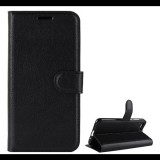Gigapack Tok álló, bőr hatású (FLIP, oldalra nyíló, asztali tartó funkció, prémium) FEKETE [Honor 7S] (5996457782772)