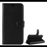 Gigapack Tok álló, bőr hatású (FLIP, oldalra nyíló, asztali tartó funkció, prémium) FEKETE [Honor 7S] (5996457782772) - Telefontok