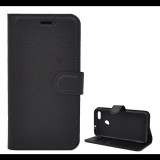 Gigapack Tok álló, bőr hatású (FLIP, oldalra nyíló, asztali tartó funkció, prémium) FEKETE [Huawei P9 Lite Mini] (5996457726868) - Telefontok