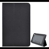 Gigapack Tok álló, bőr hatású (FLIP, oldalra nyíló, asztali tartó funkció, prémium) FEKETE [Lenovo IdeaTab A3000 (59-386525) ] (5996457424948)