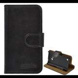 Gigapack Tok álló, bőr hatású (FLIP, oldalra nyíló, asztali tartó funkció, prémium) FEKETE [Nokia Lumia 530] (5996457474424) - Telefontok