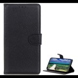 Gigapack Tok álló, bőr hatású (FLIP, oldalra nyíló, asztali tartó funkció, prémium) FEKETE [Nokia XR20] (5996591102238)