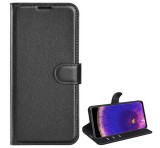 Gigapack Tok álló, bőr hatású (FLIP, oldalra nyíló, asztali tartó funkció, prémium) FEKETE Oppo Find X5 Pro