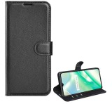 Gigapack Tok álló, bőr hatású (FLIP, oldalra nyíló, asztali tartó funkció, prémium) FEKETE Realme C33