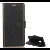 Gigapack Tok álló, bőr hatású (FLIP, oldalra nyíló, asztali tartó funkció, prémium) FEKETE [Samsung Galaxy A6 (2018) SM-A600F] (5996457772568) - Telefontok
