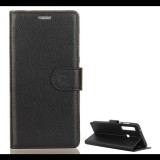 Gigapack Tok álló, bőr hatású (FLIP, oldalra nyíló, asztali tartó funkció, prémium) FEKETE [Samsung Galaxy A9 (2018) SM-A920] (5996457825011) - Telefontok