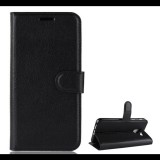 Gigapack Tok álló, bőr hatású (FLIP, oldalra nyíló, asztali tartó funkció, prémium) FEKETE [Samsung Galaxy J6 (2018) SM-J600F] (5996457790128)