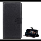 Gigapack Tok álló, bőr hatású (FLIP, oldalra nyíló, asztali tartó funkció, prémium) FEKETE [Xiaomi Redmi Note 8T] (5996457919055)