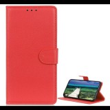 Gigapack Tok álló, bőr hatású (FLIP, oldalra nyíló, asztali tartó funkció, prémium) PIROS [Xiaomi Poco M4 Pro 5G] (5996591117102) - Telefontok