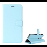 Gigapack Tok álló, bőr hatású (FLIP, oldalra nyíló, asztali tartó funkció, prémium) VILÁGOSKÉK [Nokia 7 Plus] (5996457768202) - Telefontok