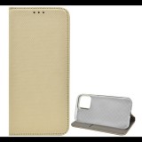 Gigapack Tok álló, bőr hatású (FLIP, oldalra nyíló, asztali tartó funkció, rombusz minta) ARANY [Apple iPhone 13] (5996591126500)