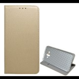Gigapack Tok álló, bőr hatású (FLIP, oldalra nyíló, asztali tartó funkció, rombusz minta) ARANY [Huawei Mate 10] (5996457746200) - Telefontok