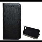 Gigapack Tok álló, bőr hatású (FLIP, oldalra nyíló, asztali tartó funkció, rombusz minta) FEKETE [Apple iPhone 5C] (5996457379965)